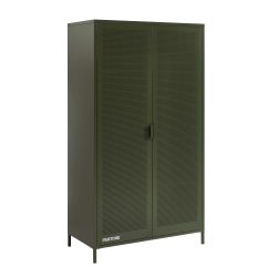 Armoire PANTONE métal vert olive 2 portes