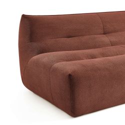 Banquette PANTONE 2 places tissu bordeaux