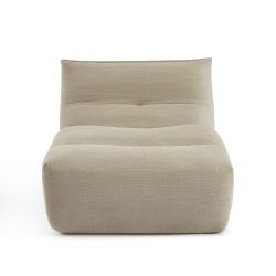 Chauffeuse PANTONE 1 place tissu beige
