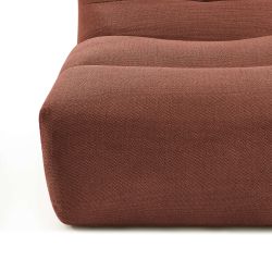 Chauffeuse PANTONE 1 place tissu bordeaux