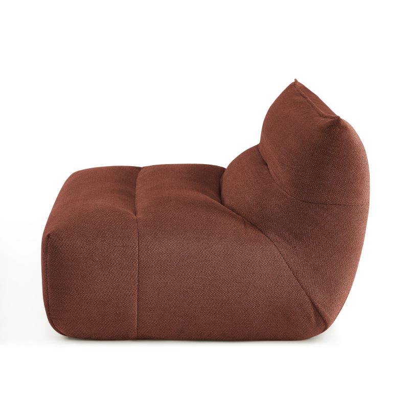 Chauffeuse PANTONE 1 place tissu bordeaux