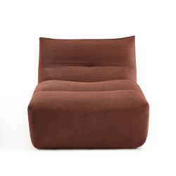 Chauffeuse PANTONE 1 place tissu bordeaux