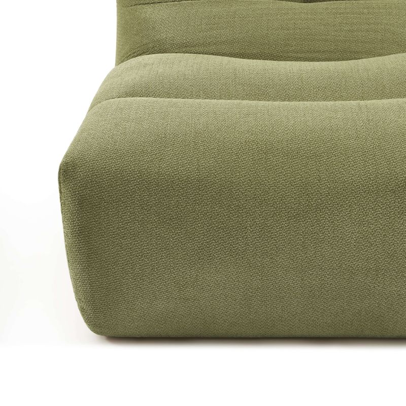 Chauffeuse PANTONE 1 place tissu vert olive