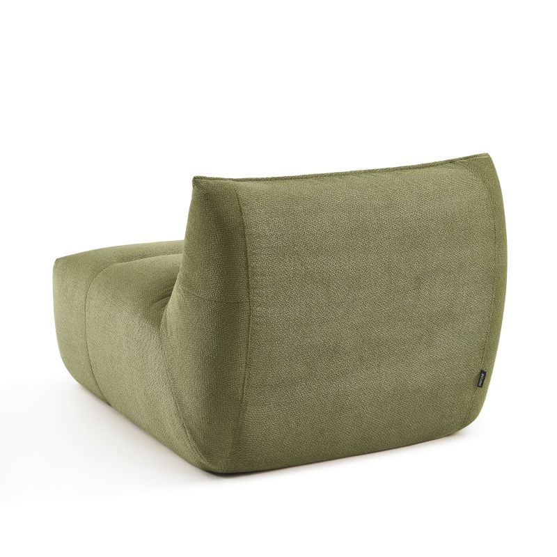 Chauffeuse PANTONE 1 place tissu vert olive