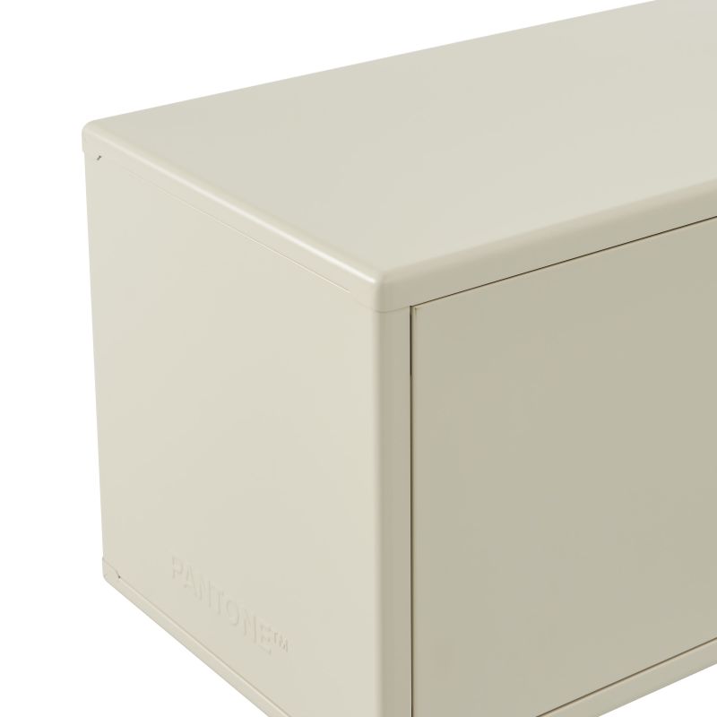 Meuble TV PANTONE métal beige tofu 180cm
