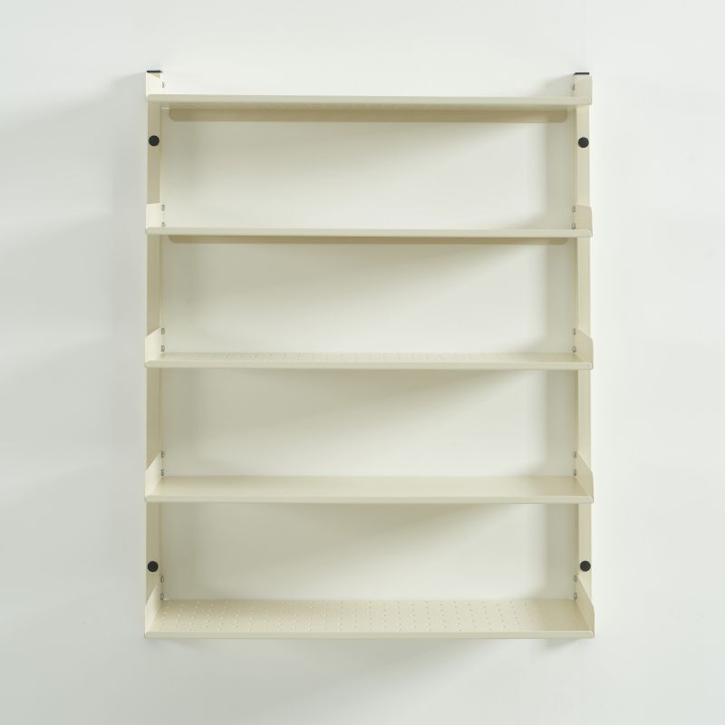 Etagère murale PANTONE métal beige tofu h80cm