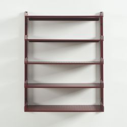 Etagère murale PANTONE métal bordeaux h80cm