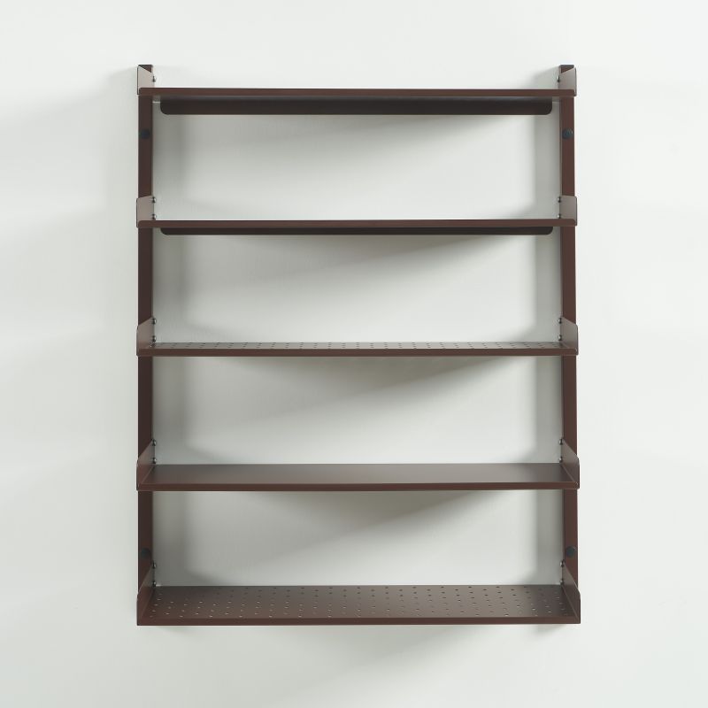 Etagère murale PANTONE métal marron chocolat h80cm