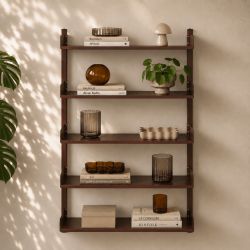Etagère murale PANTONE métal marron chocolat h80cm