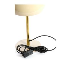 Lampe de table WILL beige brillant et doré Ø22x34 cm