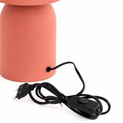 Lampe de table ZOE corail Ø23x35 cm