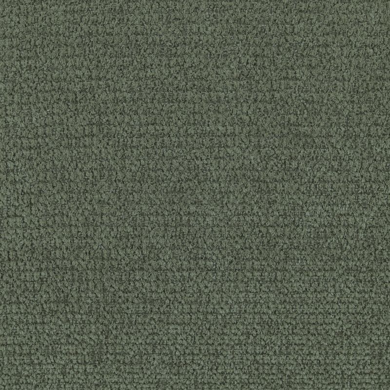 Canapé d'angle droit compressé WESTA 4 places tissu chenille vert