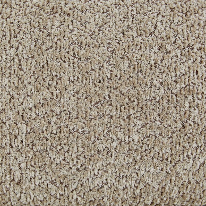 Canapé droit compressé JUPA 3 places tissu bouclette taupe