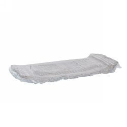 Canapé droit compressé JUPA 3 places tissu bouclette taupe