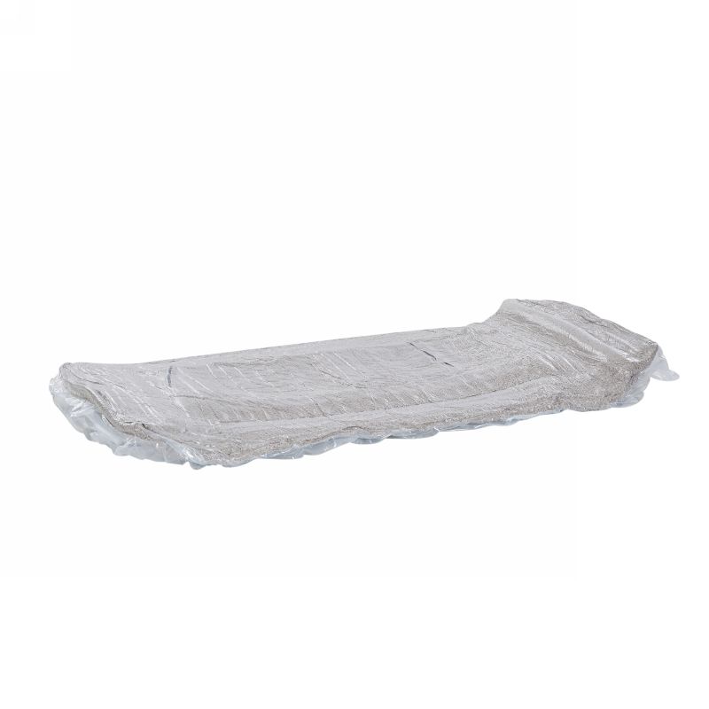 Canapé droit compressé JUPA 3 places tissu bouclette taupe
