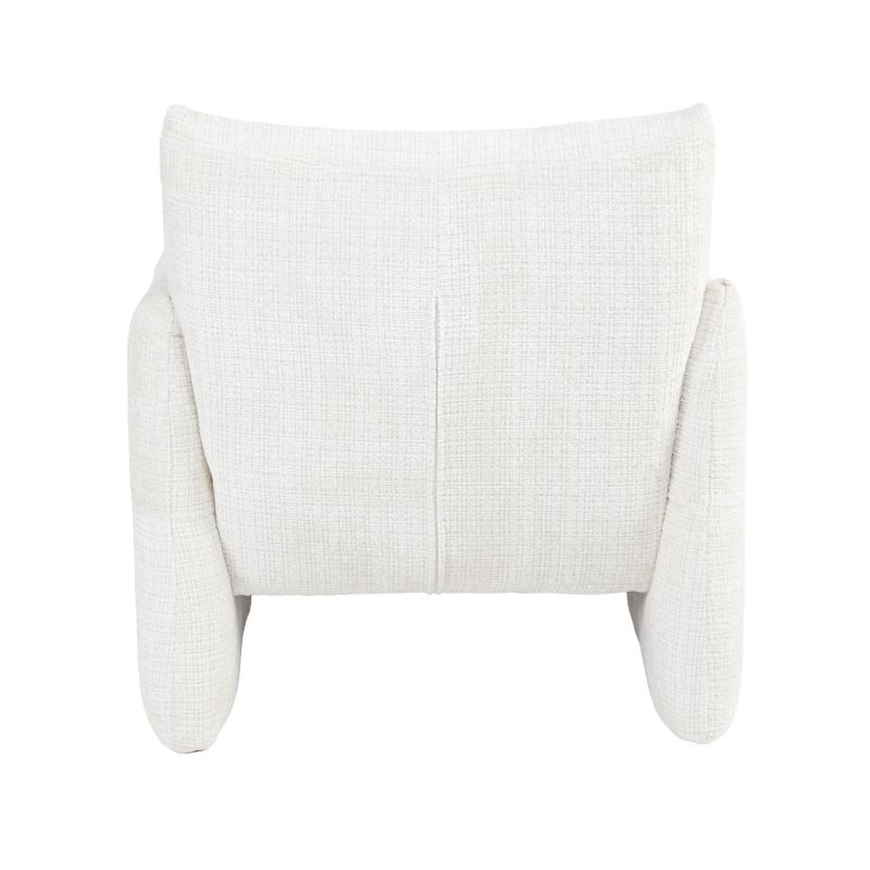 Fauteuil fixe GALATEA 1 place tissu crème