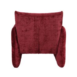 Fauteuil fixe GALATEA 1 place tissu rouge