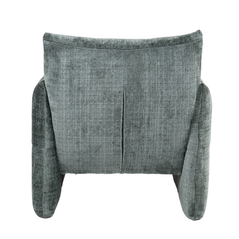 Fauteuil fixe GALATEA 1 place tissu vert