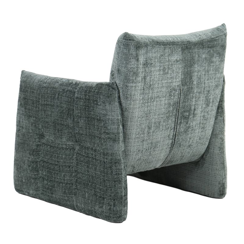 Fauteuil fixe GALATEA 1 place tissu vert