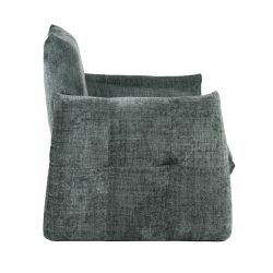 Fauteuil fixe GALATEA 1 place tissu vert