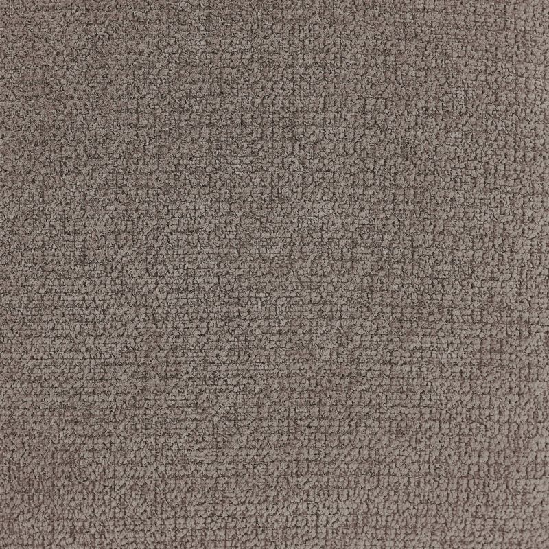 Canapé droit compressé ORVA 3 places tissu chenille taupe
