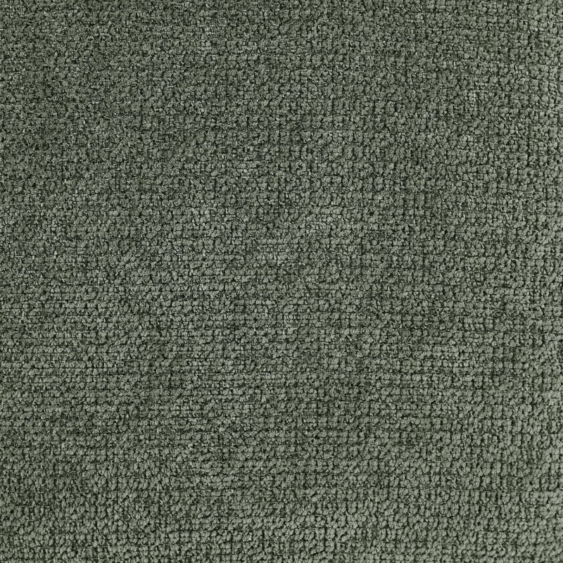 Canapé droit compressé ORVA 3 places tissu chenille vert