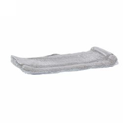 Canapé droit compressé ORVA 3 places tissu chenille vert