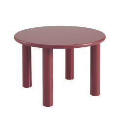 Table basse MARA effet laqué bordeaux