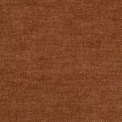 Lot de 2 chaises OREL tissu marron et pieds métal effet bois