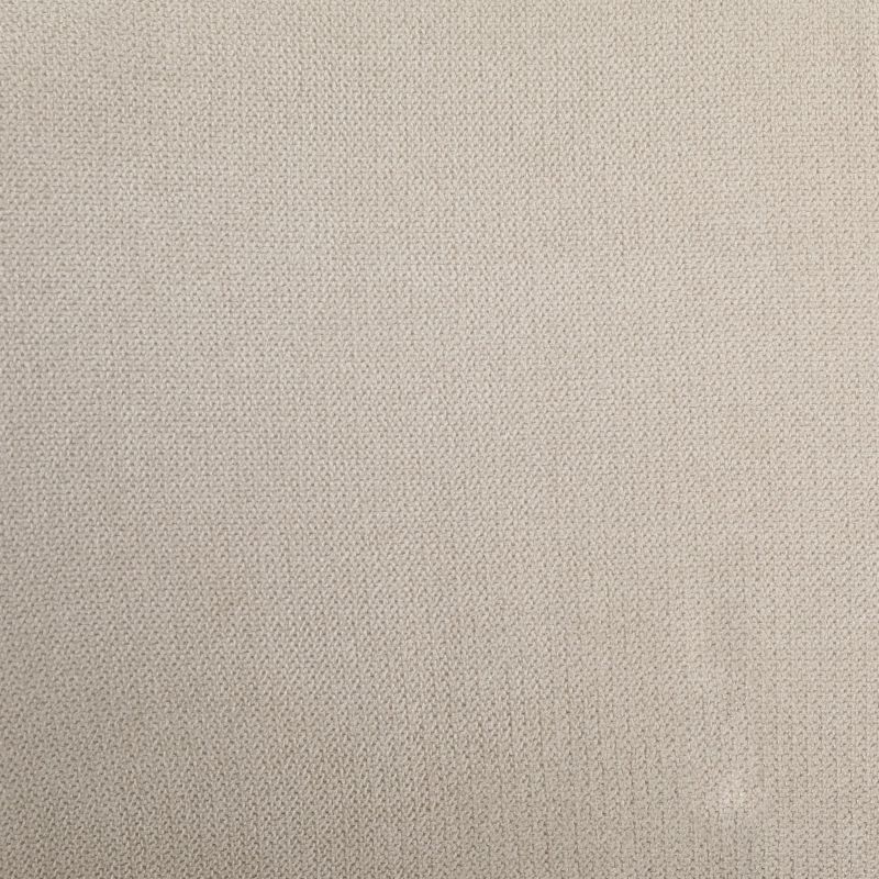 Lot de 2 tabourets CAYO tissu beige pied effet noyer
