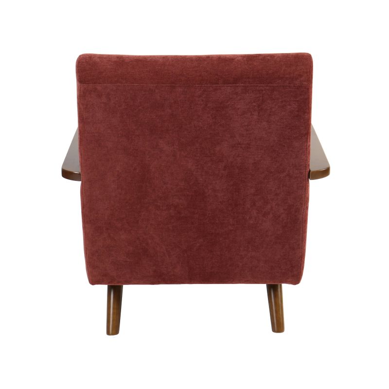 Fauteuil PROTEUS tissu rouge 1 place