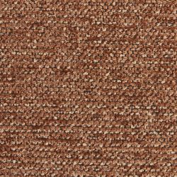 Fauteuil rotatif GEMI 1 place tissu chenille terracotta