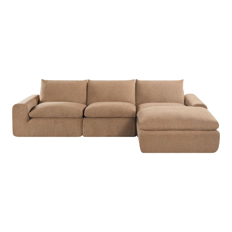 Pouf compressé MEKA 1 place tissu chenille vert