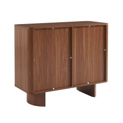 Buffet haut ORLO effet noyer 2 portes 90cm