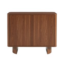 Buffet haut ORLO effet noyer 2 portes 90cm