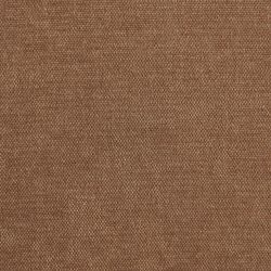 Lot de 2 chaises SELA tissu marron et pieds métal