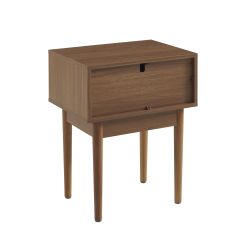Lot de 2 chevets ALMA effet noyer 40cm