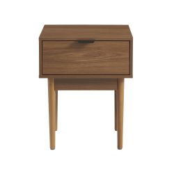 Lot de 2 chevets ALMA effet noyer 40cm