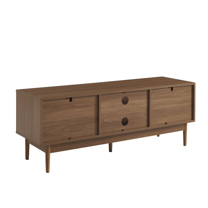Meuble tv ALMA effet noyer 130cm