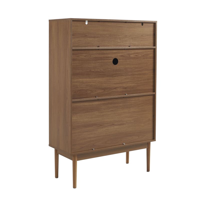 Secrétaire ALMA effet noyer 90cm