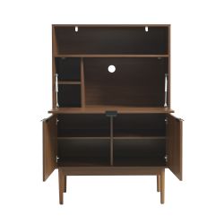 Secrétaire ALMA effet noyer 90cm