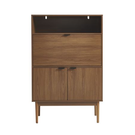 Secrétaire ALMA effet noyer 90cm