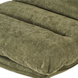 Fauteuil rotatif HYGEA 1 place tissu vert